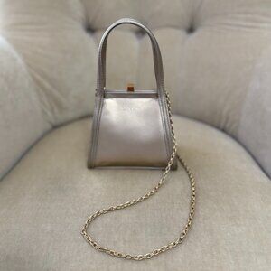 VTG Auth LANVIN Paris  Iconic Top Handle Frame Minaudiere Bag